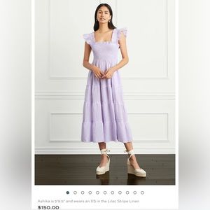 Hill House Home Ellie Nap Dress Lavender Linen
